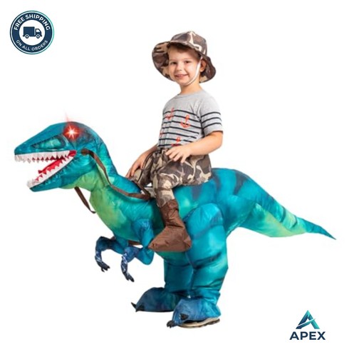 Inflatable dinosaur costume - inflatable,