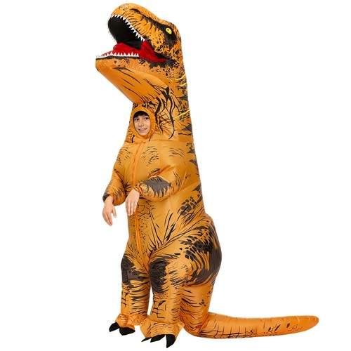 Inflatable dinosaur costume - inflatable,
