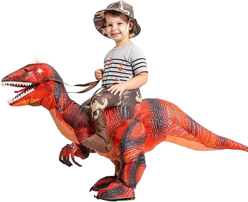 Inflatable dinosaur costume - inflatable,