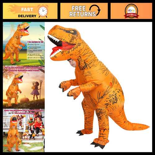 Inflatable dinosaur costume - inflatable,