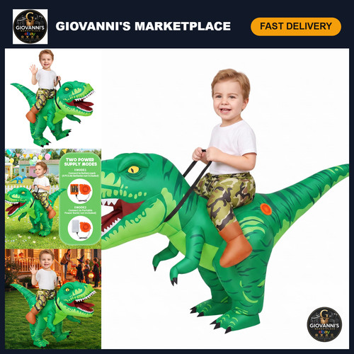 Inflatable rex dinosaur - t-rex,