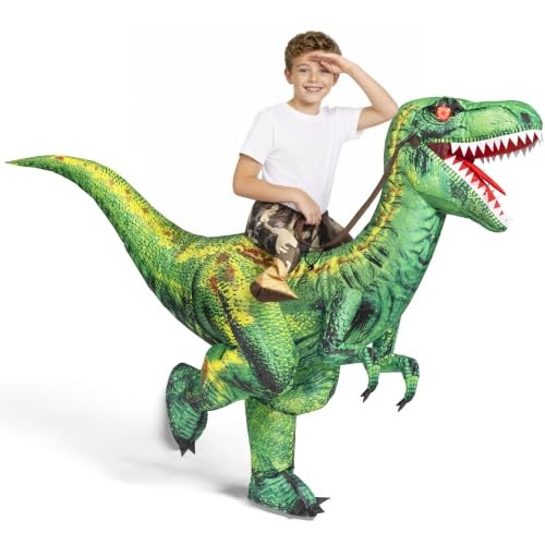 Inflatable dinosaur costume - inflatable,