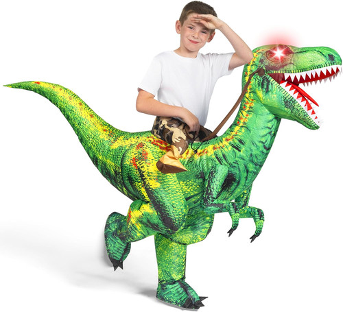Inflatable dinosaur costume - inflatable,
