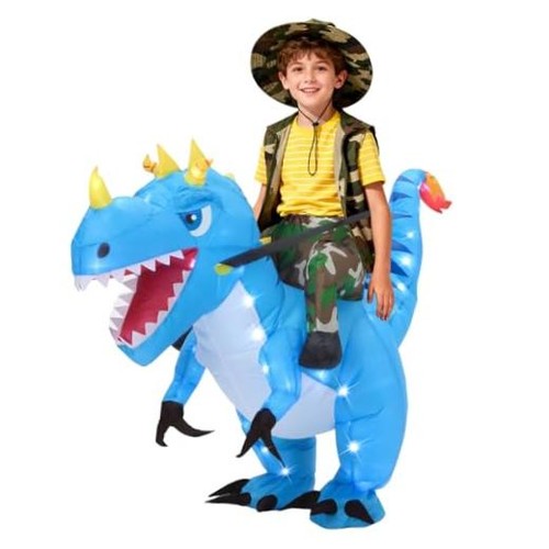 Inflatable dinosaur costume - inflatable,