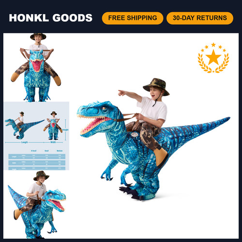 Inflatable rex costume - costume, for