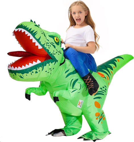 Inflatable dinosaur costume - inflatable,