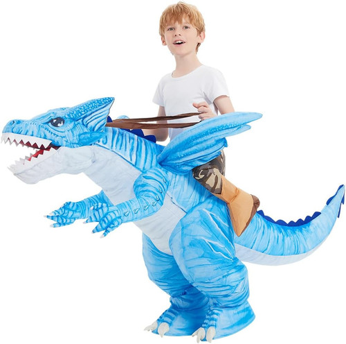 Inflatable dinosaur costume - inflatable,