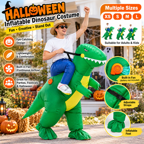 Halloween inflatable dinosaur - halloween,