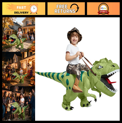 Inflatable dinosaur costume - dinosaur,